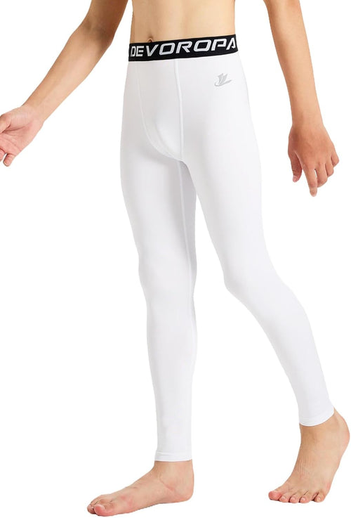 Boys Leggings Youth Compression Pants Sports Tights Basketball Football Baseball Soccer Baselayer Slim/Regular/Husky