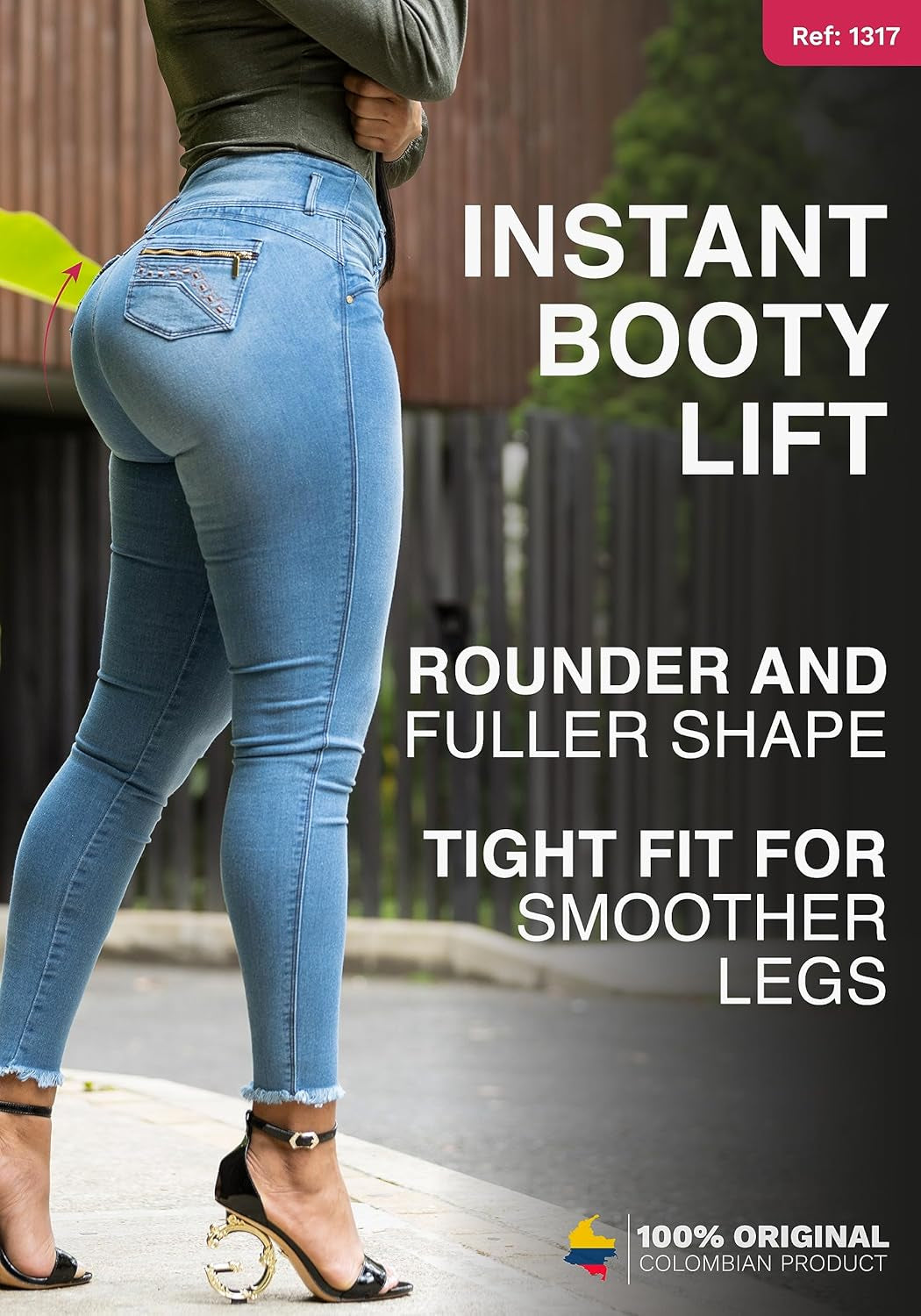 High Waisted Colombian Jeans | Pantalones Colombianos Levanta Cola | Butt Lifting Jeans for Women