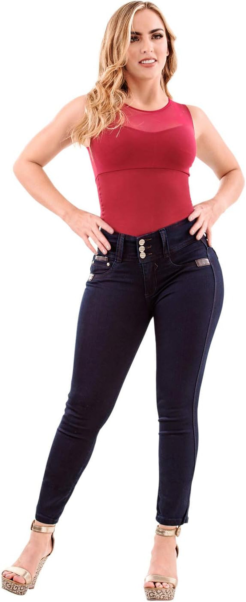 Butt Lifting Jeans | Pantalones Colombianos Levanta Cola | High Waisted Jeans for Women | Colombian Jeans