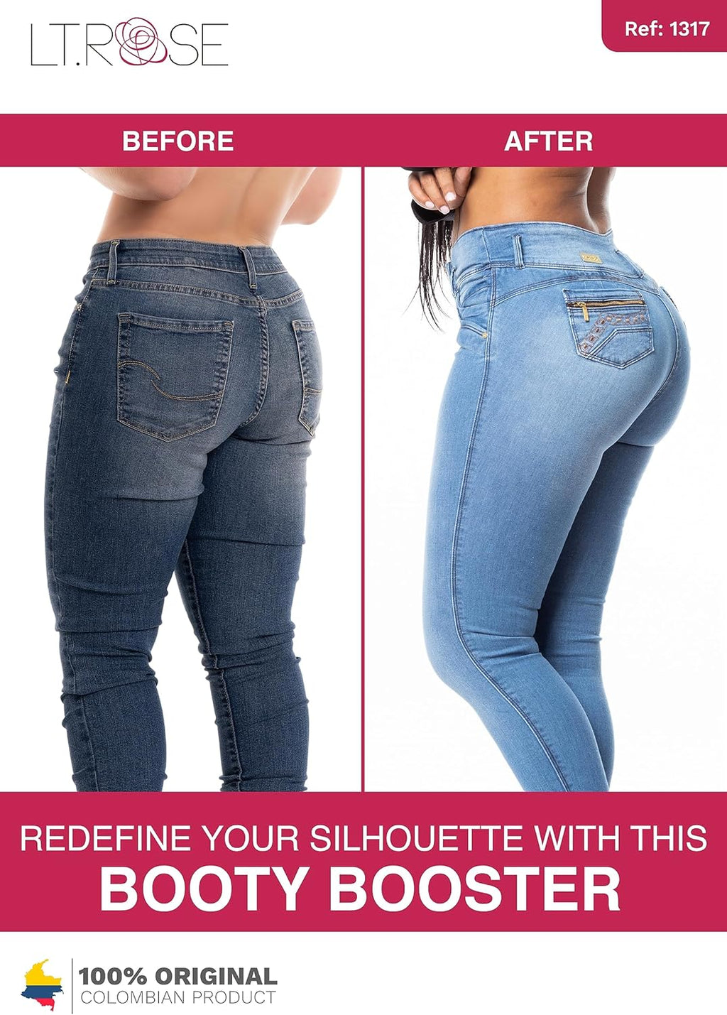 High Waisted Colombian Jeans | Pantalones Colombianos Levanta Cola | Butt Lifting Jeans for Women