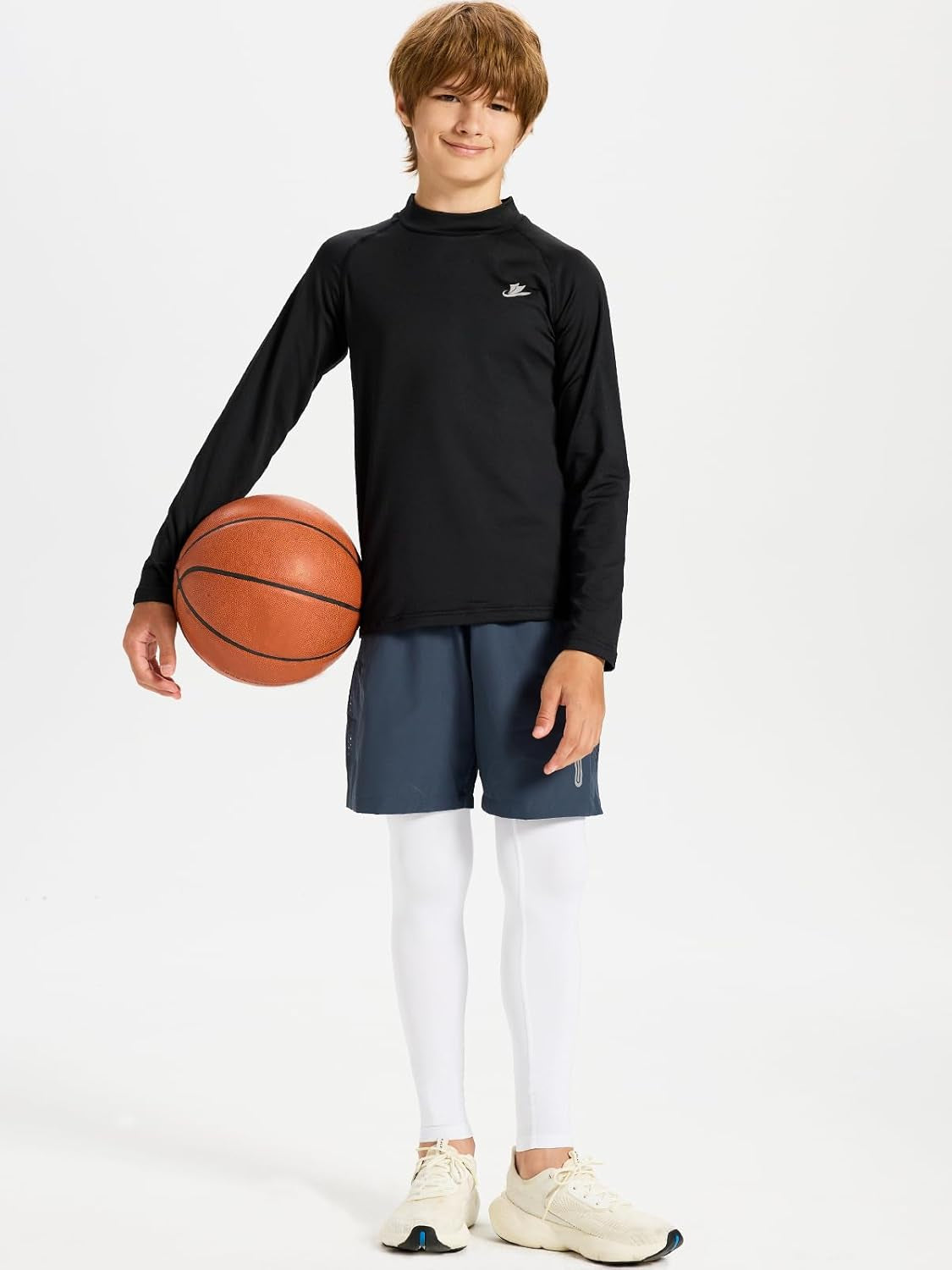 Boys Leggings Youth Compression Pants Sports Tights Basketball Football Baseball Soccer Baselayer Slim/Regular/Husky