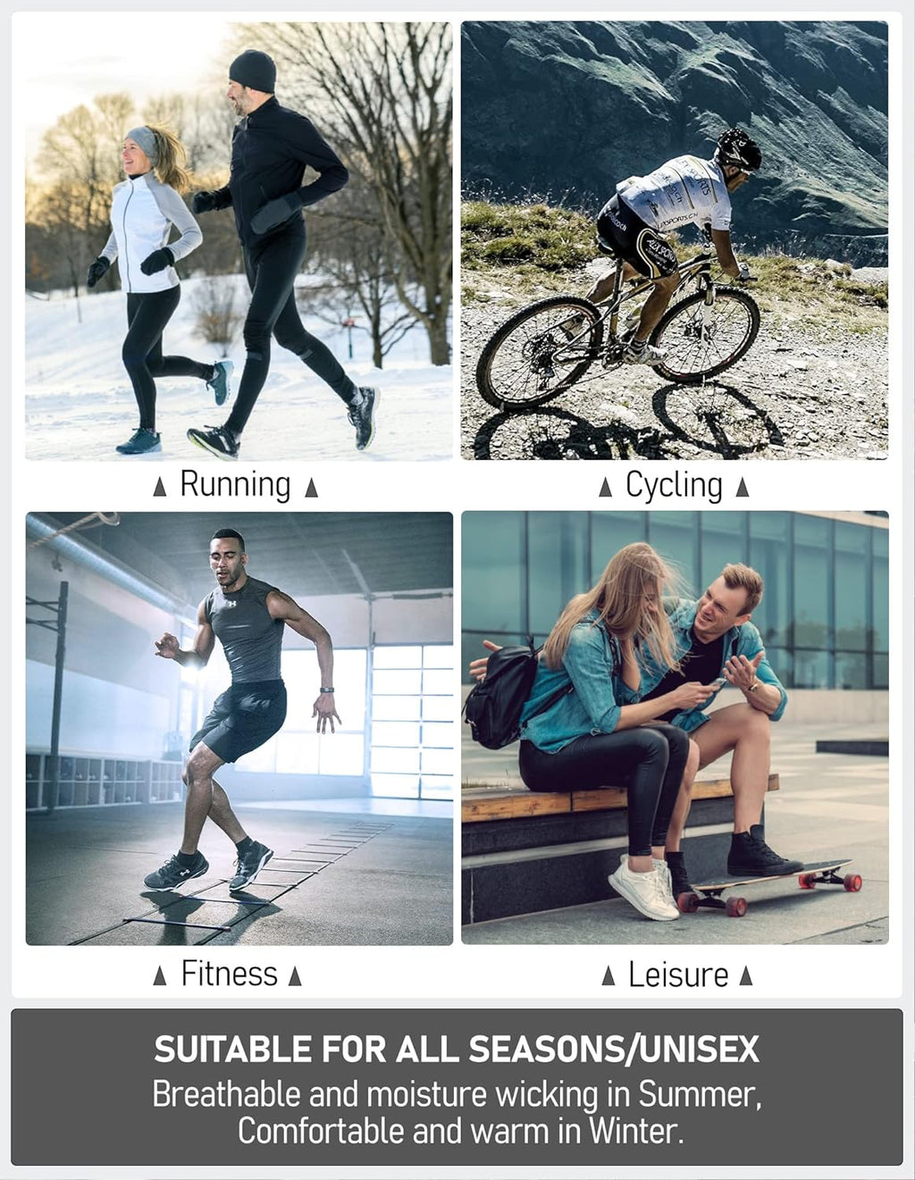 Ankle Athletic Running Socks Cushioned Breathable Low Cut Sports Tab Socks for Men and Women (6 Pairs)