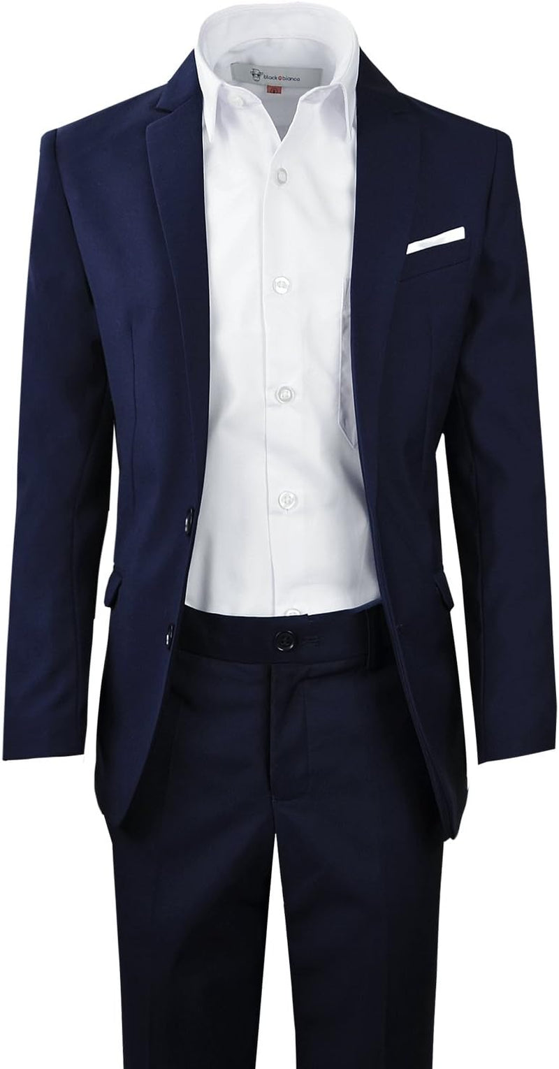 Signature Boys' Slim Fit Suit Complete Outfit