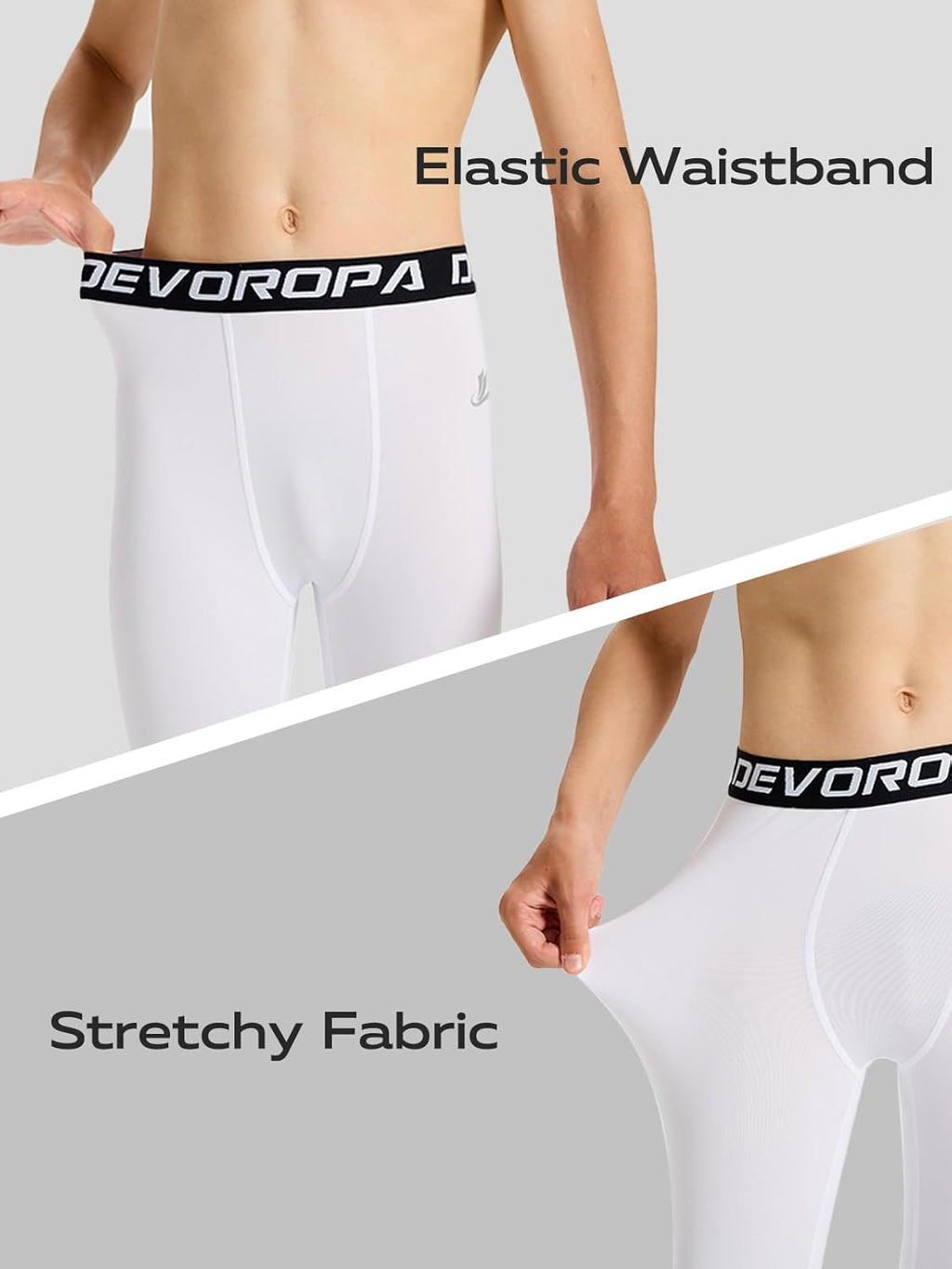 Boys Leggings Youth Compression Pants Sports Tights Basketball Football Baseball Soccer Baselayer Slim/Regular/Husky